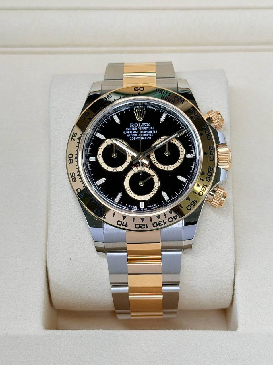 Rolex Rolex Daytona Two-Tone Black Dial