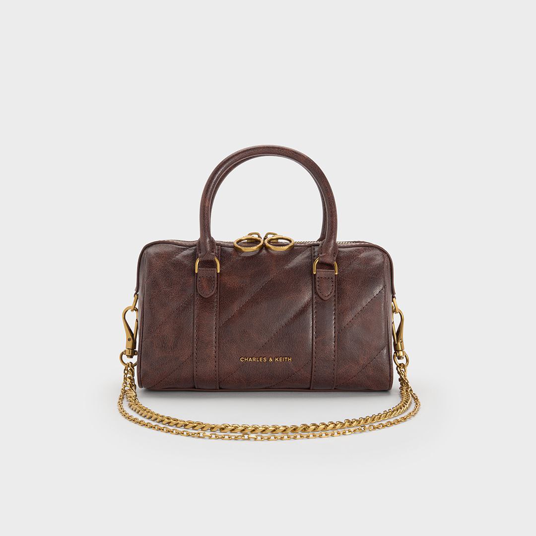 Maison Exotic Tabac Clutch