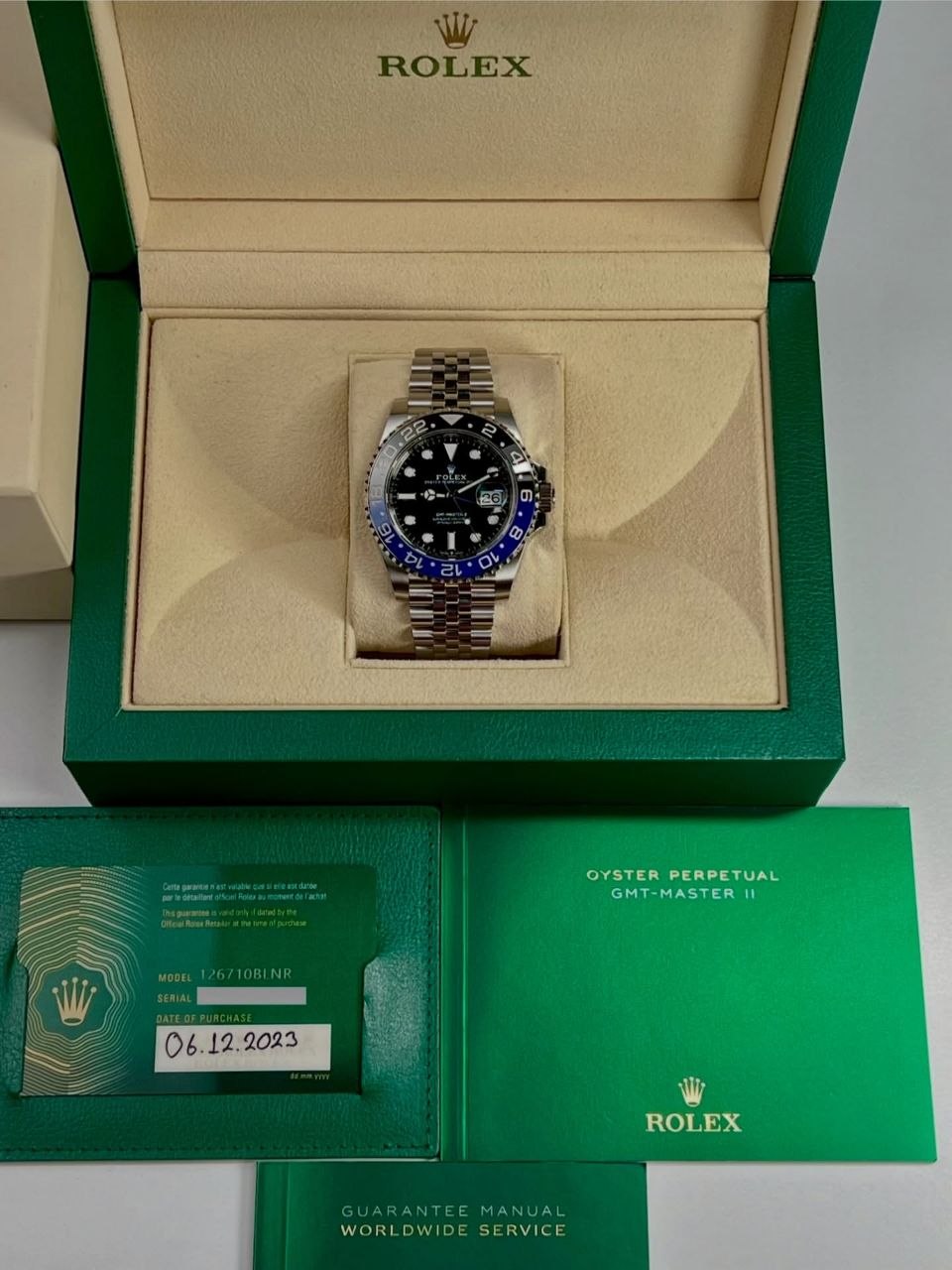Rolex Rolex GMT-Master II 40mm Batman Jubilee