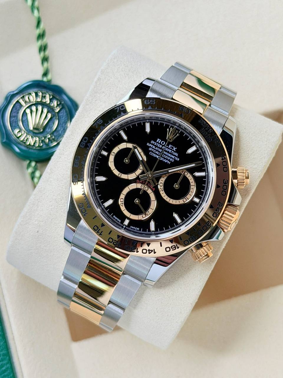 Rolex Rolex Daytona Two-Tone Black Dial