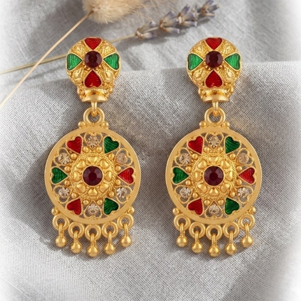Maison Exotic Cassia Drop Earrings