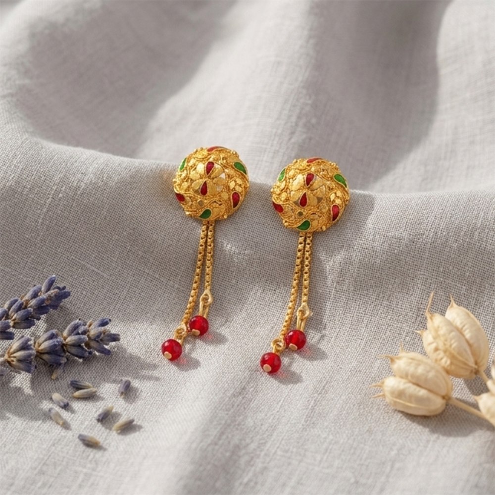 Maison Exotic Cassia Stud Earrings